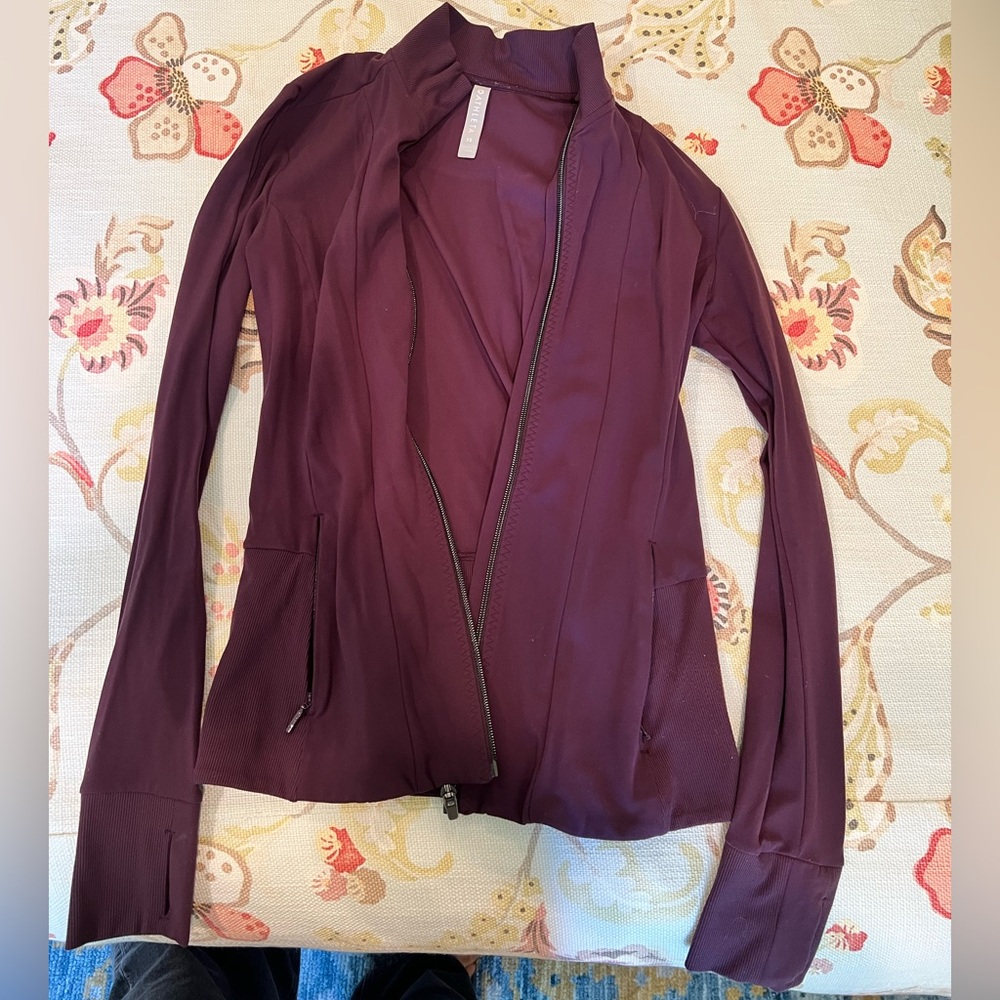 Women's Plum Zip Up Jacket